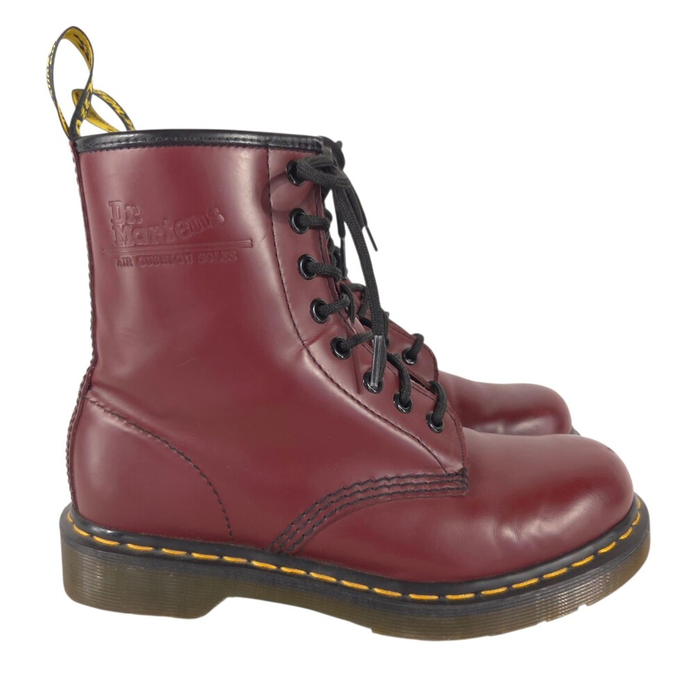Dr. Martens 1460 Boots US 6 EU 37 Womens Cherry Red Leather Combat $170